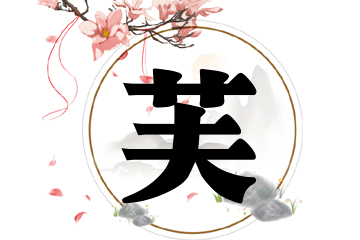 带芙字的女孩名字大全